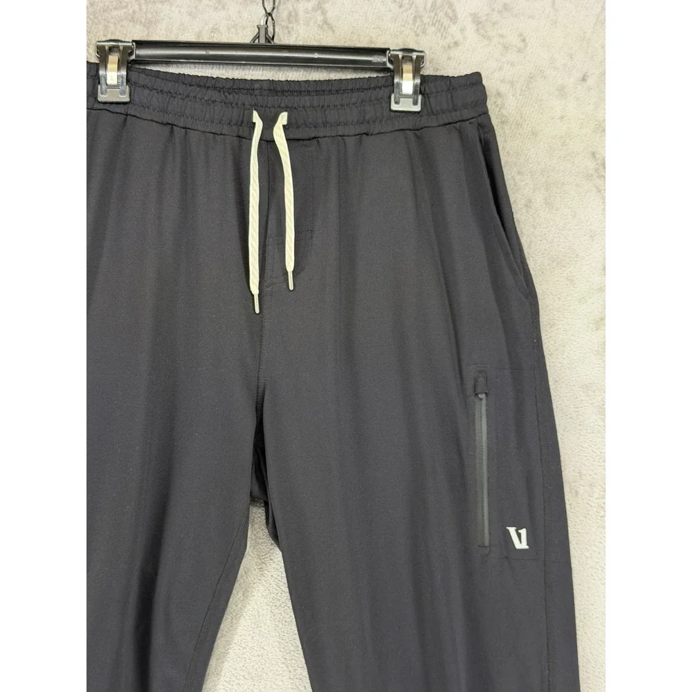 Vuori Mens Sunday Performance Jogger Black Tapered Sweatpants V416 Large